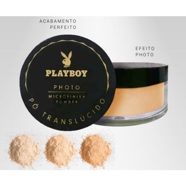 Pó Translúcido microfinish powder-Cor 3- Playboy